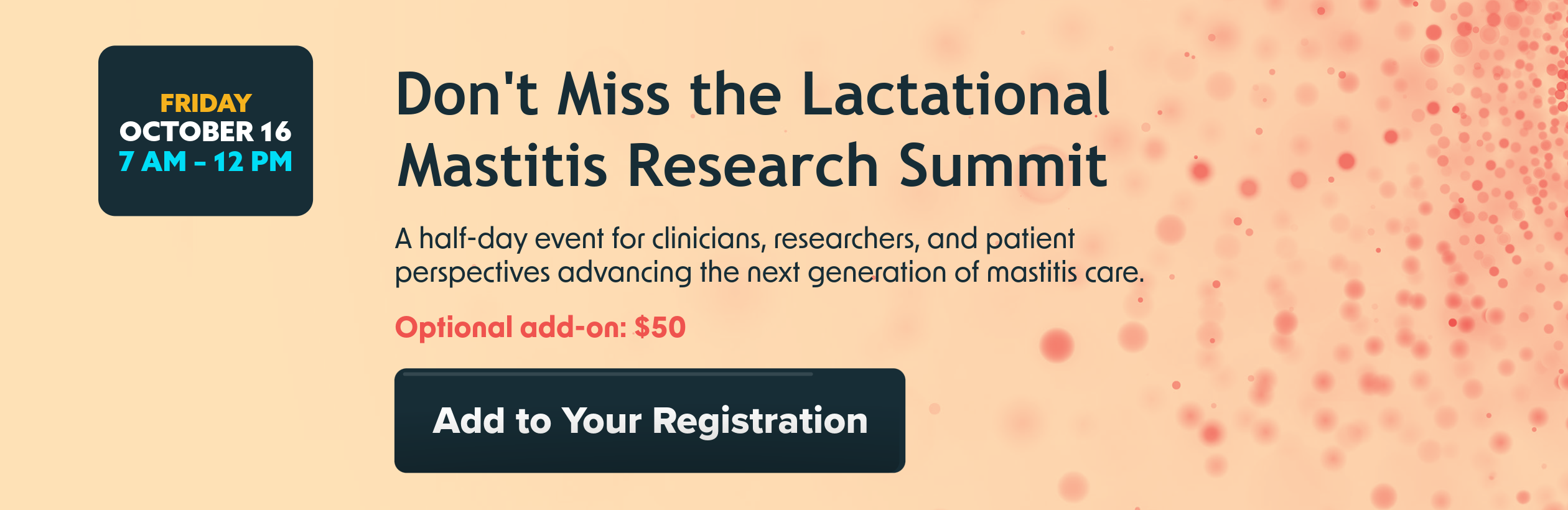 banner for the mastitis summit