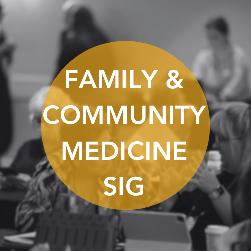 Family & Community Medicine SIG